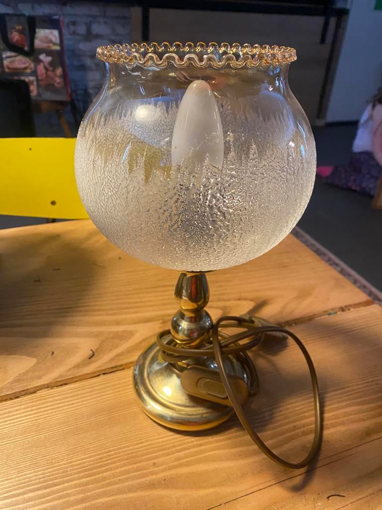 vintge lampje, Huis en Inrichting, Lampen | Tafellampen, Ophalen, Zo goed als nieuw, Minder dan 50 cm
