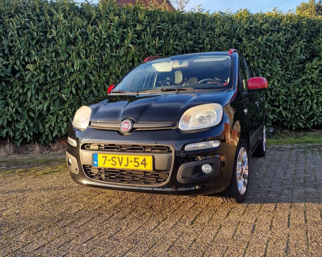 Fiat Panda 0.9 Twinair 48KW 2013 Zwart, Auto's, Fiat, Euro 5, Stof, 31 €/maand, Panda