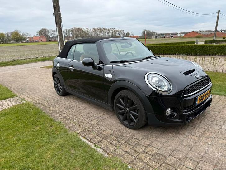MINI COOPER S CABRIO - HARMAN KARDON, Auto's, Mini, Particulier, Cooper S, Benzine, Cabriolet, Automaat, Geïmporteerd, Zwart, Bruin