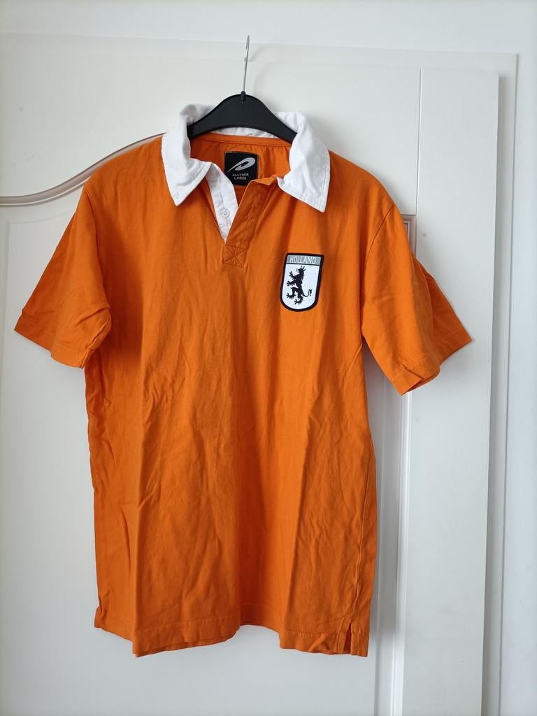 Heren oranje shirt, Kleding | Heren, Polo's, Maat 52/54 (L), Panther, Oranje, Ophalen of Verzenden