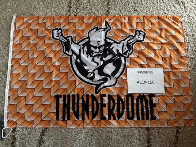 Thunderdome 2010 Flag RARE Hardcore Gabber Collector Item, Ophalen of Verzenden, Nieuw in verpakking, Pop