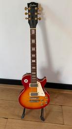 Japanse Les Paul Custom gitaar – vintage stijl, Ophalen, Zo goed als nieuw, Solid body, Overige merken