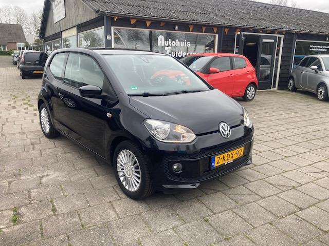 VOLKSWAGEN Up! 1.0 60PK 3D BMT High up! Navi Airco, Auto's, Euro 5, Stof, Gebruikt, Up!