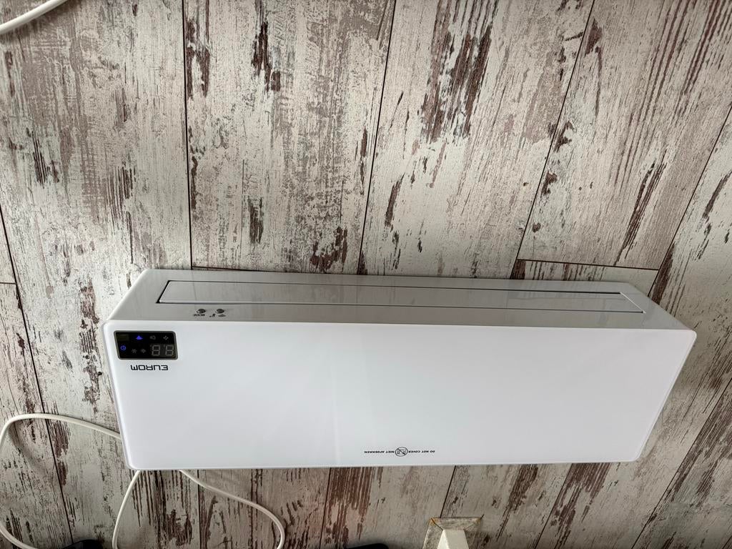 Eurom Wall Designheat 2000 Wifi keramische wandkachel, Ophalen, Zo goed als nieuw, 800 watt of meer, Kachel
