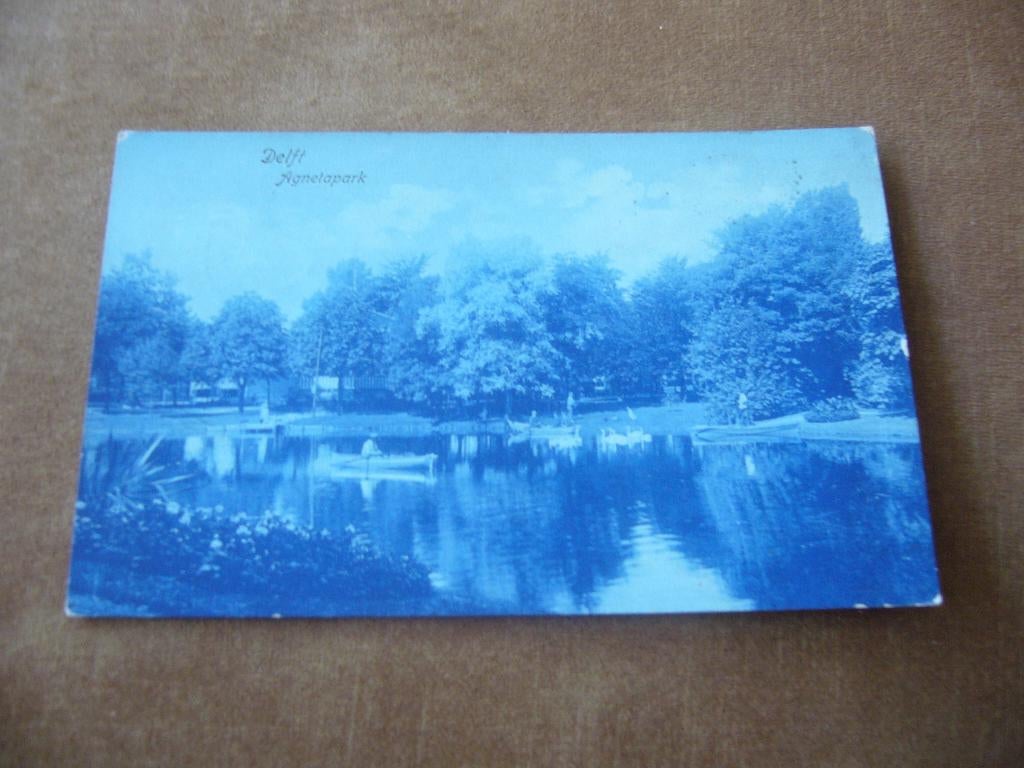 DELFT  =  AGNETAPARK   BRIEFKAART  1907, Ophalen of Verzenden, Voor 1920, Gelopen, Zuid-Holland