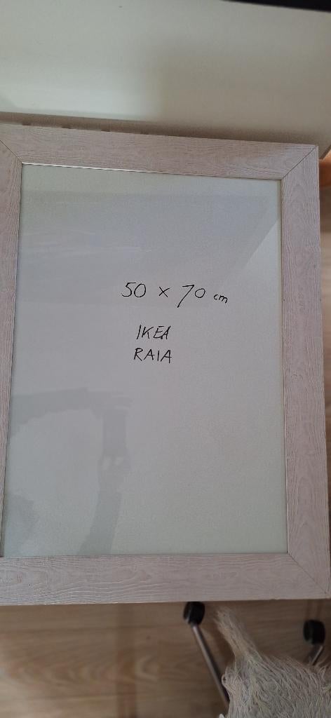 Ikea lijst 50 x 70, Huis en Inrichting, Woonaccessoires | Lijsten, Ophalen, Overige materialen, Gebruikt, 75 cm of meer