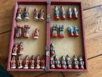 Vintage Schaakspel van terracotta, inca? Peru?, Ophalen of Verzenden, Zo goed als nieuw