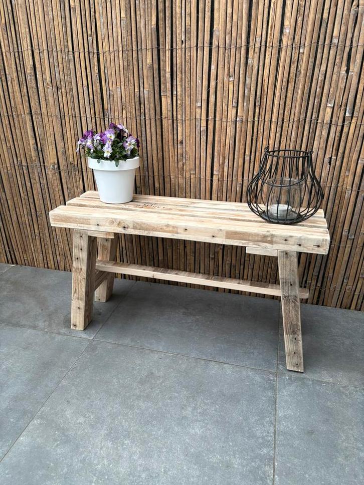 Stevig en Stoer Bankje NIEUW, Huis en Inrichting, Woonaccessoires | Overige, Nieuw, Ophalen