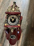 Zaanse wandklok Warmink WUBA - Vintage Holland - Compleet, Ophalen of Verzenden
