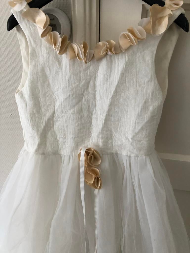 Te koop: couture bruidsjurk, wit, maat S, Ophalen of Verzenden, Zo goed als nieuw, Maat 38/40 (M), Wit