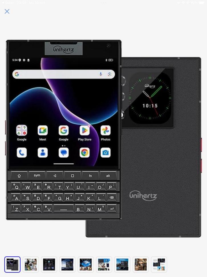 Nieuw in doos, ongebruikte Unihertz Titan 2 smartphone, Telecommunicatie, Mobiele telefoons | Overige merken, Nieuw, Zonder abonnement