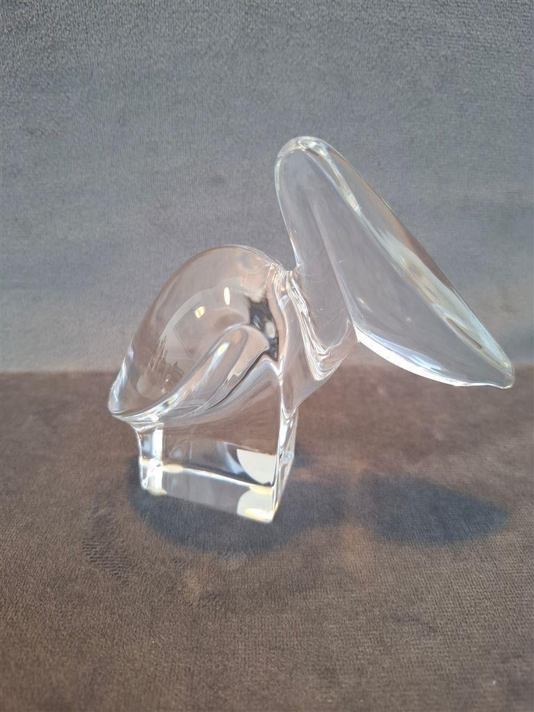 Orrefors, kristallen Pelikaan, ontwerp Gunnar Cyren, Verzenden