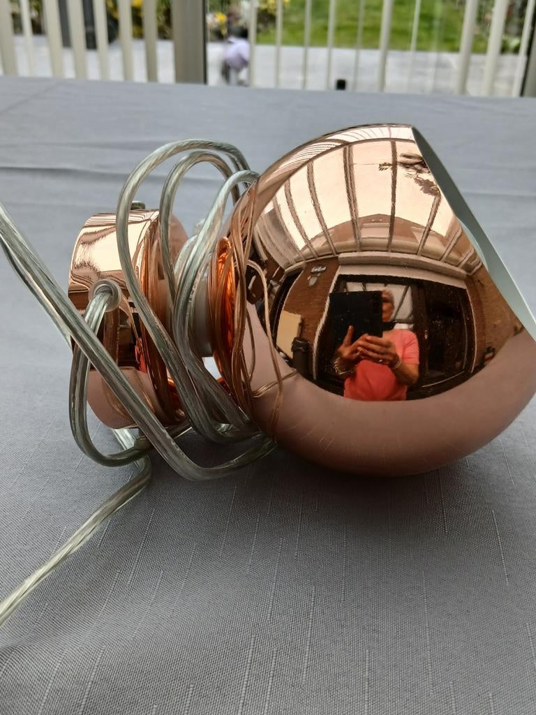 Wandlamp koperkleurig glans., Huis en Inrichting, Lampen | Wandlampen, Ophalen of Verzenden