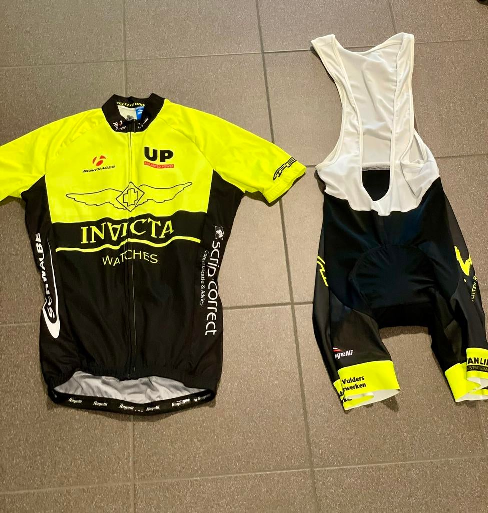 Wielrenkleding wielrenbroek wielrenshirt S/M Rogelli, Fietsen en Brommers, Rogelli, Ophalen of Verzenden, Zo goed als nieuw, Bovenkleding