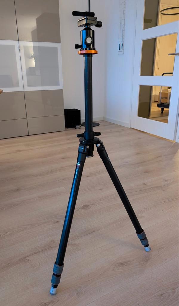 Gitzo GT3830 statief met Redged RNB-3 balhoofd, Audio, Tv en Foto, Fotografie | Statieven en Balhoofden, Zo goed als nieuw, Driepoot