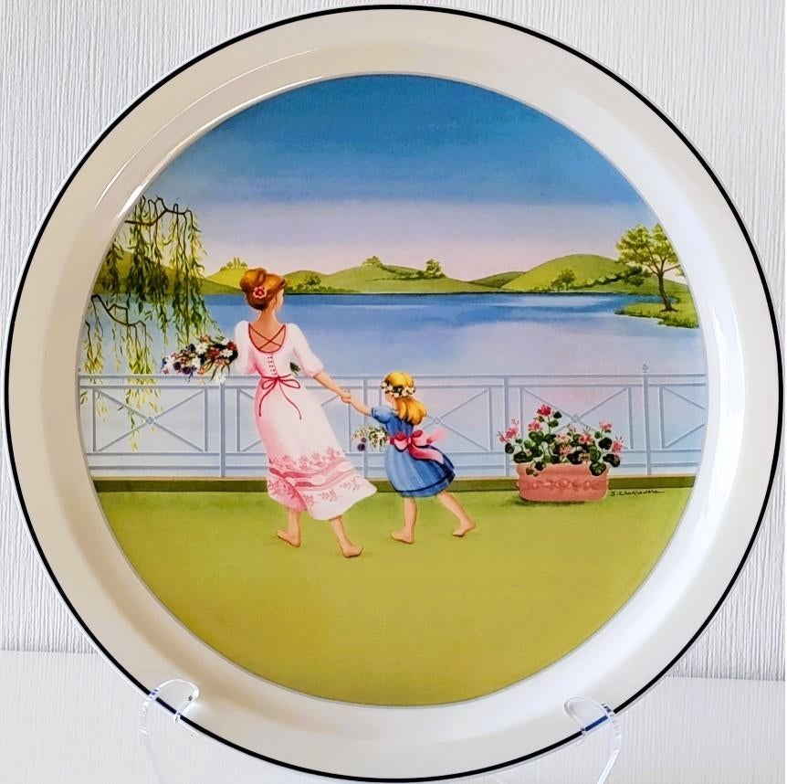 VILLEROY & BOCH "The Romantic Seasons" bord - "Spring", Antiek en Kunst, Kunst | Designobjecten, Ophalen of Verzenden