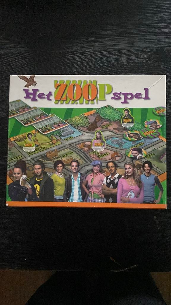 Het Zoop Spel - Bordspel gebaseerd op de populaire serie, Drie of vier spelers, Ophalen of Verzenden, Zo goed als nieuw