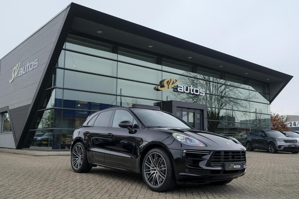 Porsche Macan 2.9 Turbo 441pk Panoramadak Luchtvering Adapti, Automaat, Gebruikt, Zwart, Bedrijf