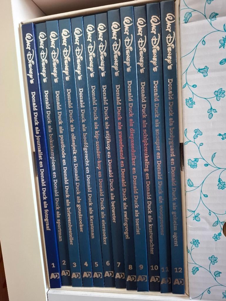 Donald Duck serie van 12 van het AD, Boeken, Stripboeken, Complete serie of reeks, Ophalen of Verzenden, Zo goed als nieuw, Donald Duck