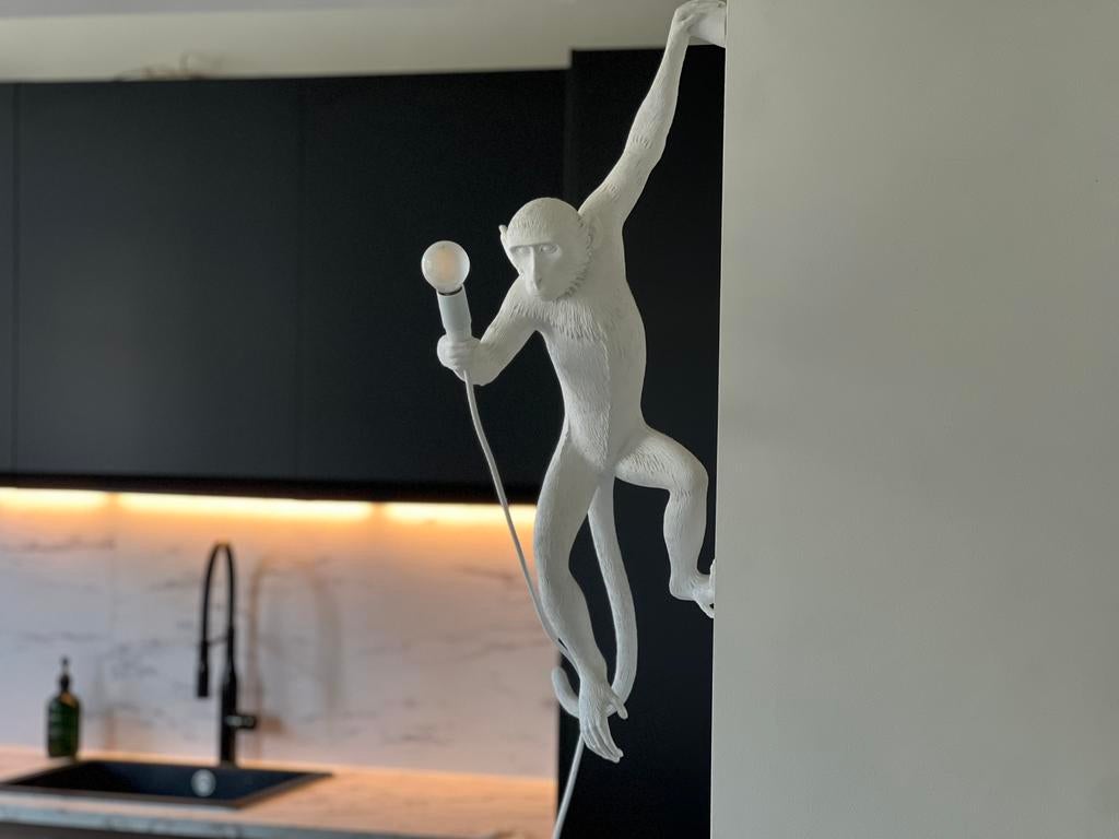Seletti Monkey Wandlamp - Speels en Uniek Design, Ophalen, Zo goed als nieuw, Kunststof