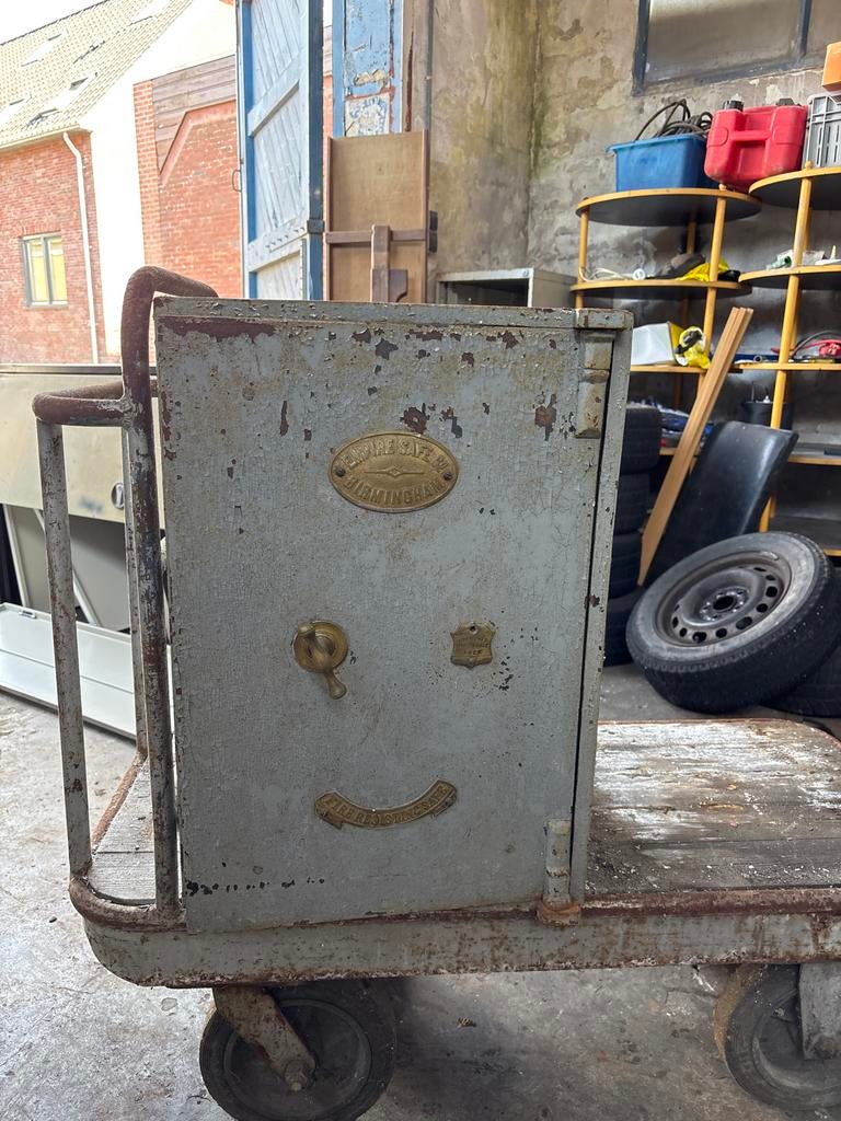 Antieke Empire Safe Co. brandkast - Birmingham, Ophalen of Verzenden, Gebruikt, Brandkast