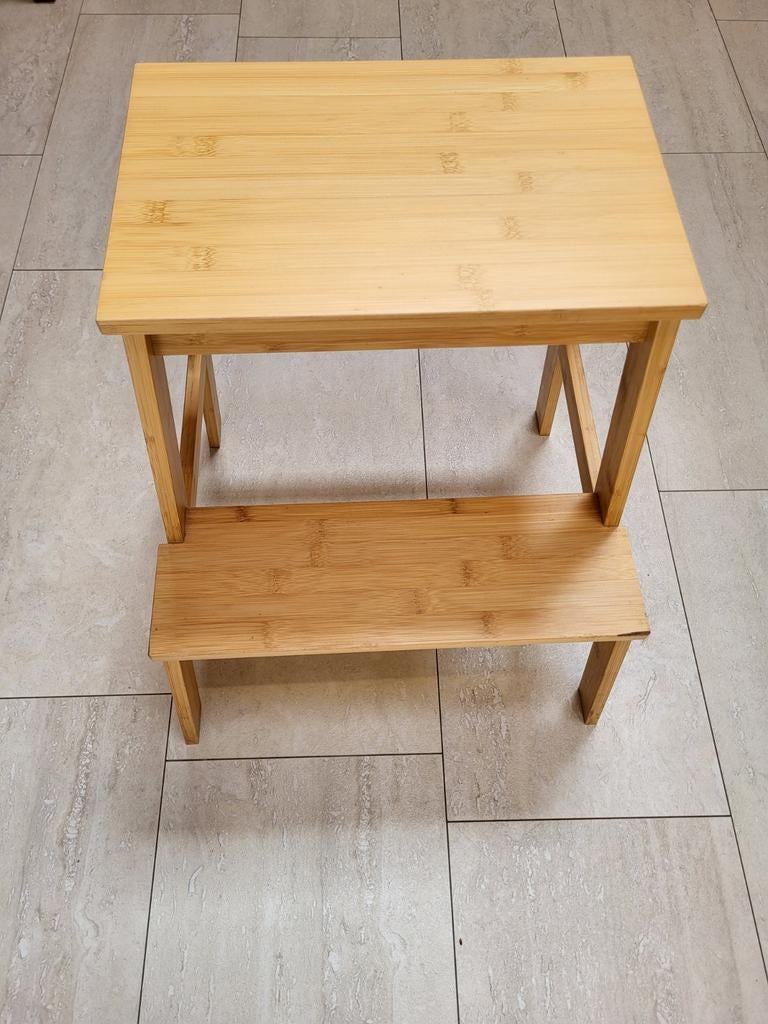 Ikea Tenhult krukje, Huis en Inrichting, Krukjes, Ophalen of Verzenden, Gebruikt, Hout