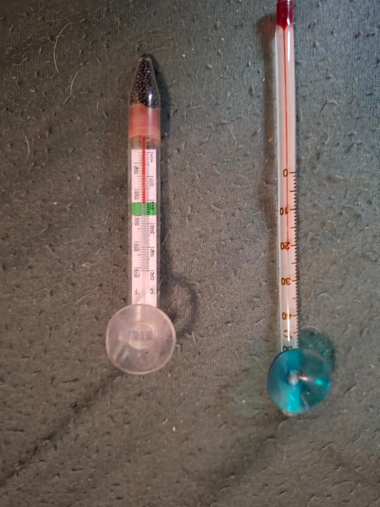 Aquarium thermometer, Ophalen, Staal