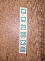 8 Plus messen zegels, Verzamelen, Supermarktacties, Plus, Ophalen of Verzenden