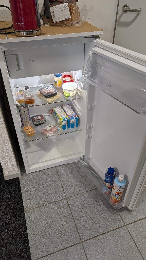 Koelkast ATAG - inbouw of losstaand, Gebruikt, 200 liter of meer, 45 tot 60 cm, Met vriesvak