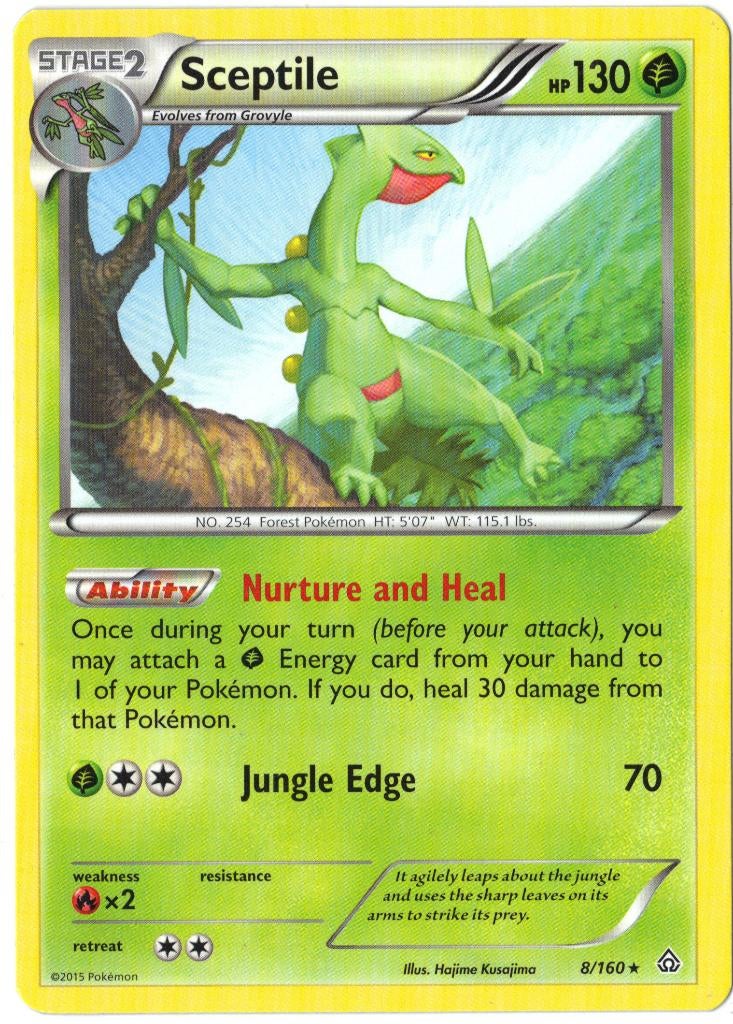 Primal Clash,  Sceptile [rare] 8/160, Verzenden, Nieuw, Losse kaart