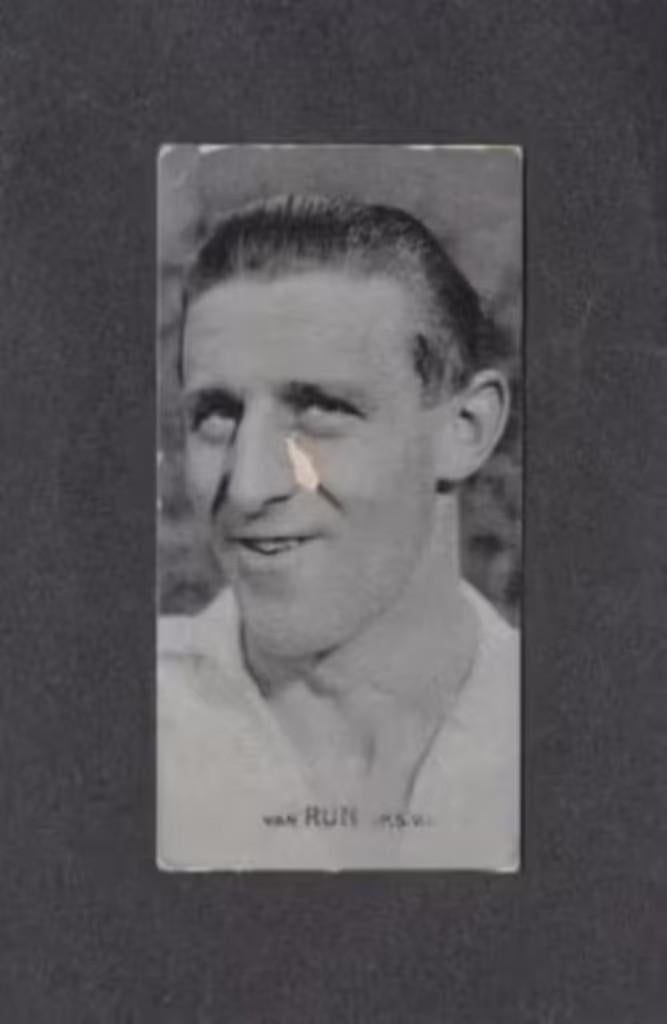 Voetbalplaatje Sjef van Run PSV Eindhoven Oranje Jaren 20/30, Verzamelen, Ophalen of Verzenden, Zo goed als nieuw