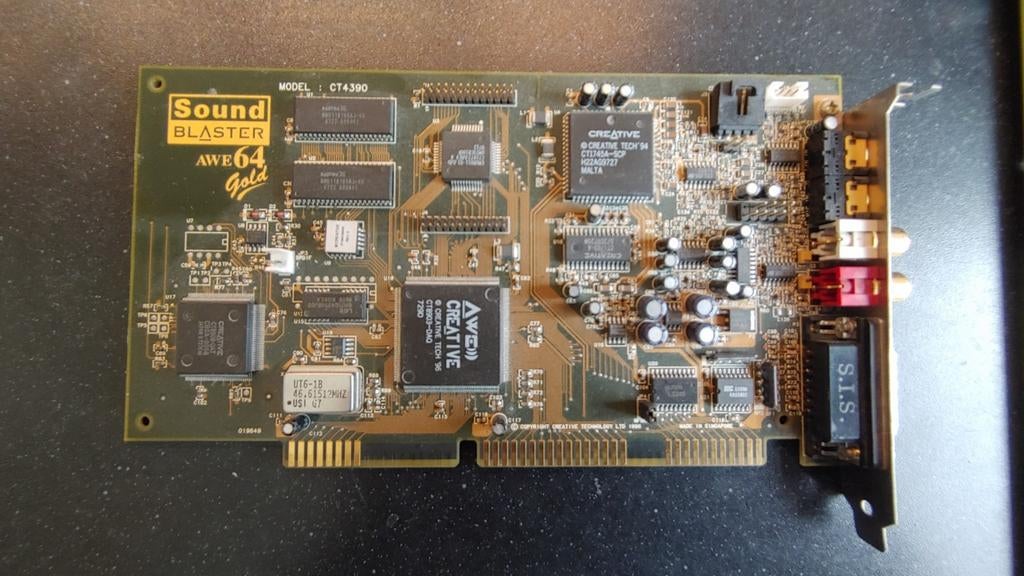 Soundblaster AWE64 Gold ISA  CT4390, Ophalen of Verzenden