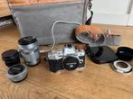 Olympus E-10 III - complete set (3 lenzen, tas, grijsfilter), Ophalen of Verzenden, Zo goed als nieuw, Olympus
