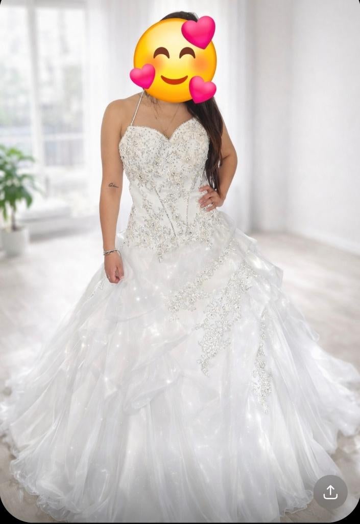 Trouwjurk, Ophalen, Nieuw, Wit, Trouwjurk