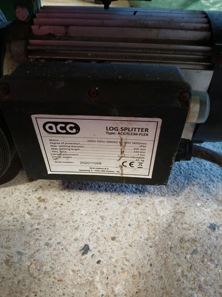 ACC Houtklover 7 ton - Gebruikt, goede staat, Ophalen of Verzenden