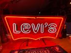 Levi's Neon Lichtbak - Vintage Reclamebord, Ophalen, Gebruikt, Lichtbak of (neon) lamp