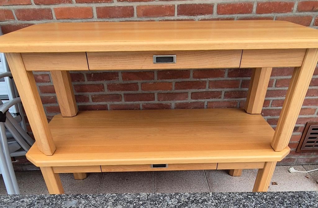 Massief eiken meubels, Ophalen, Eikenhout, Zo goed als nieuw, Minder dan 150 cm