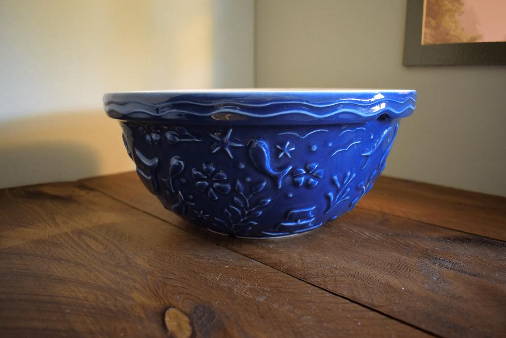 Mason Cash mengkom 30 cm marine blauw | Nautical, Nieuw, Ophalen of Verzenden, Steen/keramiek, Overige merken