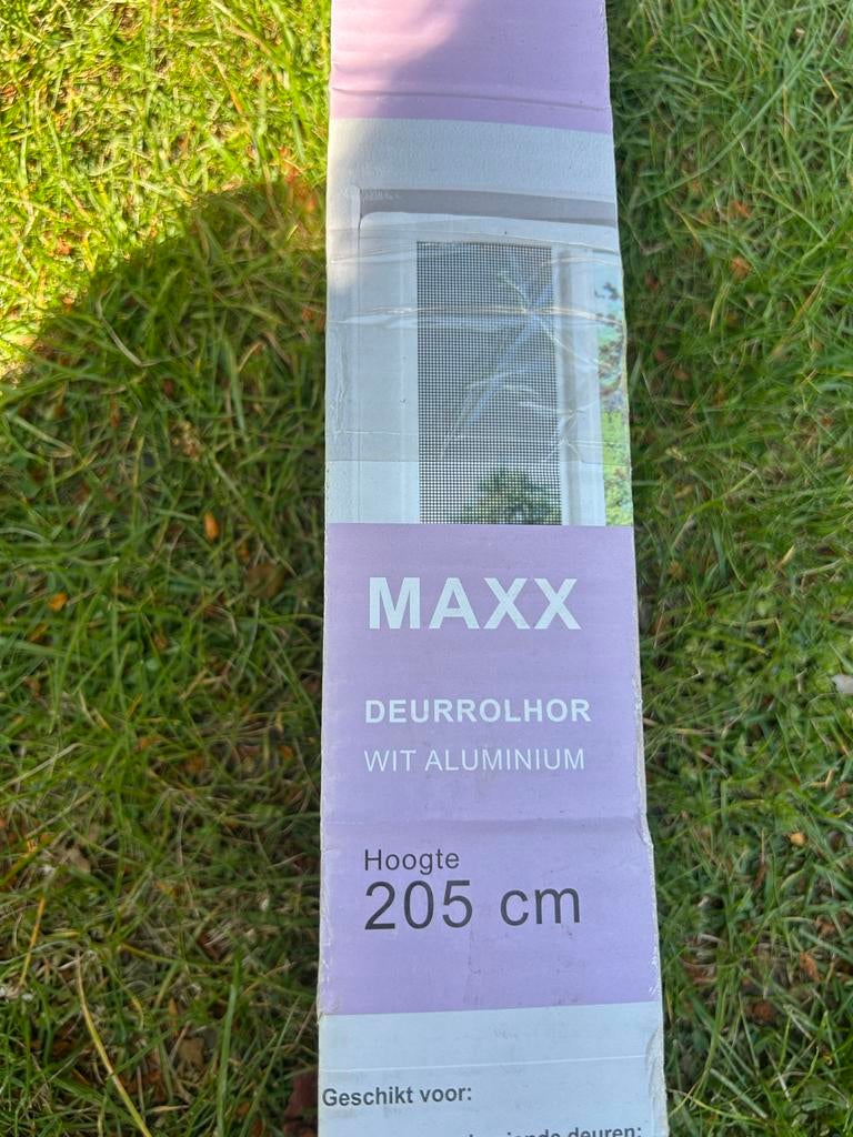 Bruynzeel MAXX Rolhordeur Wit Aluminium 105x205 cm, Hordeur, Nieuw, Metaal, 200 tot 215 cm