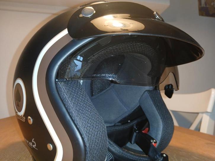 jethelm Bayard maat M ZGAN, Motoren, Kleding | Motorhelmen, Jethelm, M, Overige merken, Tweedehands, Ophalen