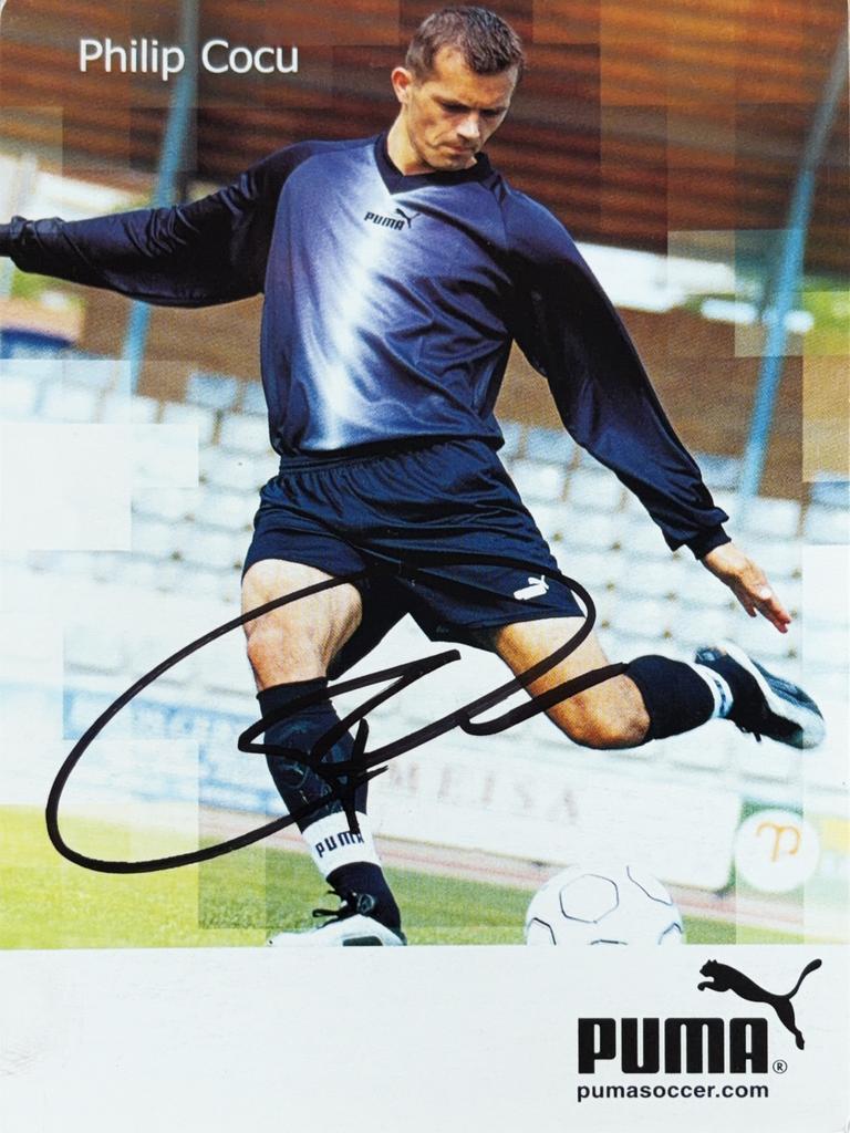 Spelerskaart Philip Cocu - PSV Eindhoven - Vitesse Arnhem, Verzenden, Zo goed als nieuw, Vitesse, Spelerskaart