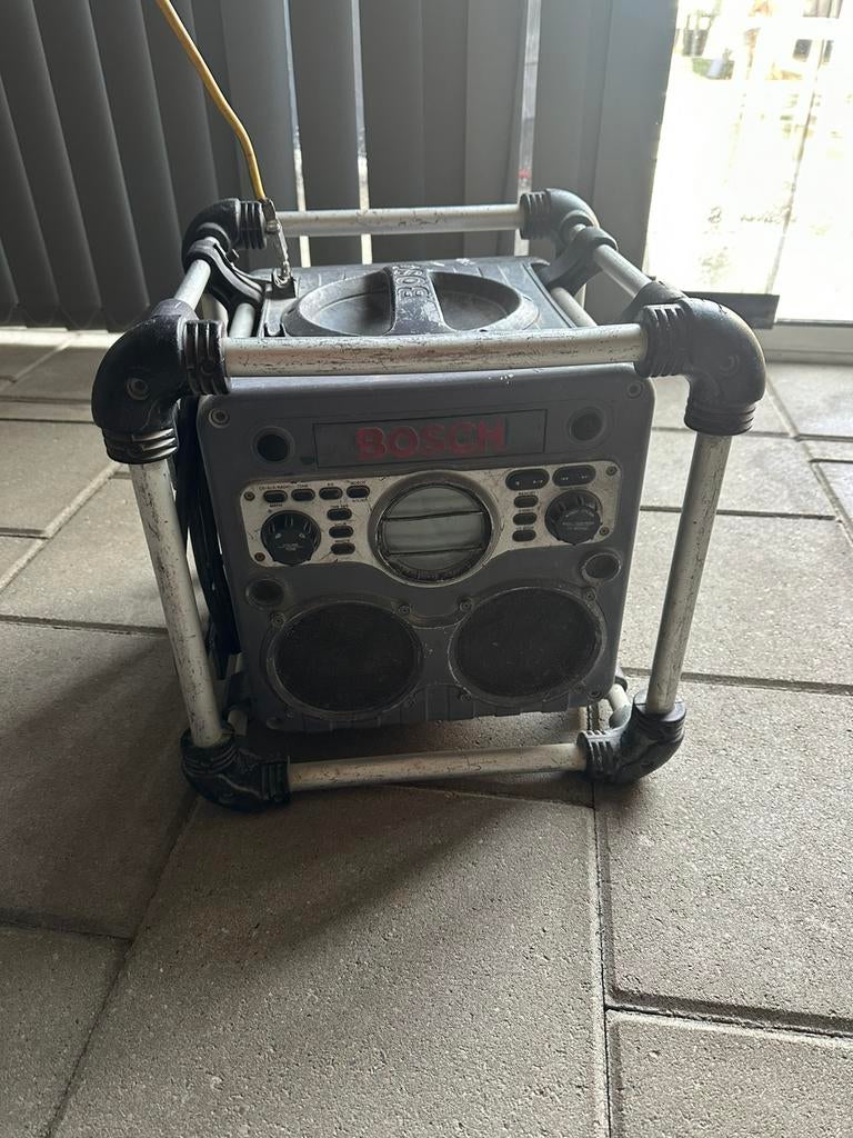 Bouwradio bosch, Ophalen of Verzenden, Zo goed als nieuw, Bouwradio