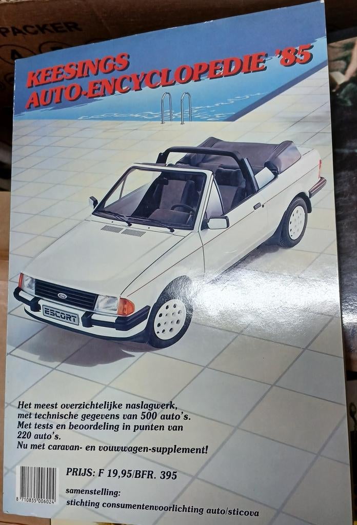 Keesings Auto-Encyclopedie '85 - Uitgebreid Naslagwerk, Ophalen of Verzenden, Gelezen, Algemeen, Stichting Consumentenvoorlichting Auto / Sticova