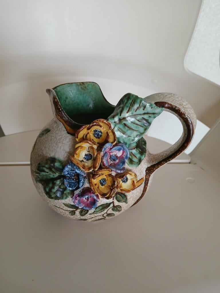 Vaas Gouda Vintage Holland Plazuid 1987., Antiek en Kunst, Antiek | Vazen, Ophalen of Verzenden