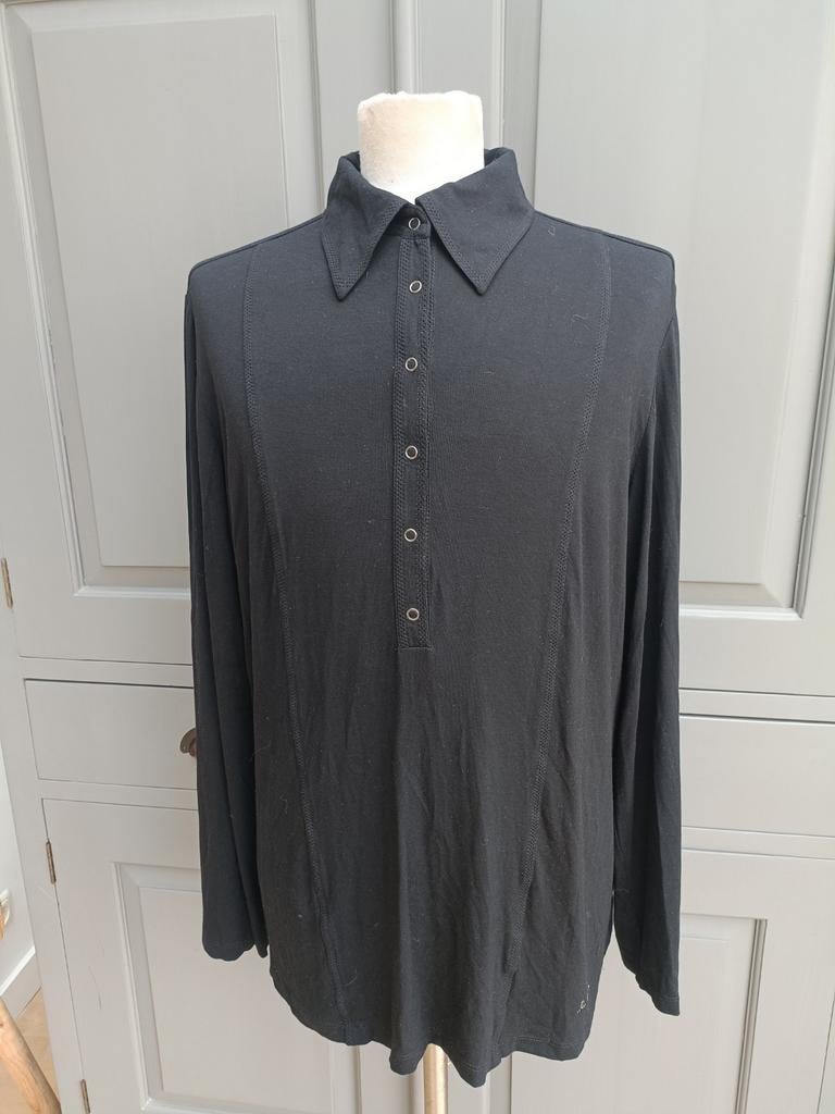 Elena Miro shirt maat 48, Ophalen of Verzenden, Zo goed als nieuw, Maat 46/48 (XL) of groter, Zwart