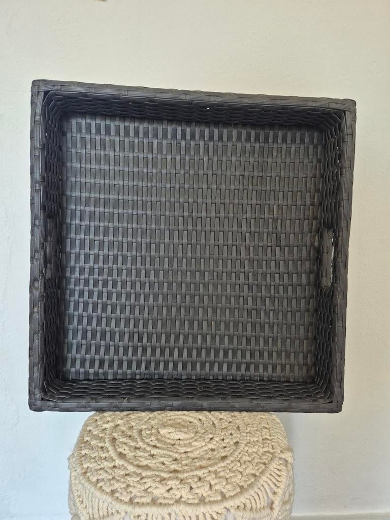 Wicker Dienblad 50 x 50 cm - Stijlvol en Praktisch, Ophalen, Vierkant, Overige materialen