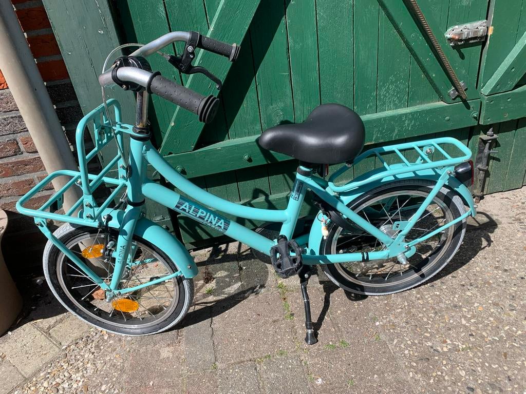 Alpina kinderfiets 16 inch, Fietsen en Brommers, Ophalen of Verzenden, Zo goed als nieuw, Velgrem, 16 tot 20 inch