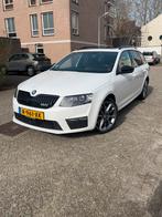 Skoda Octavia RS 2.0 TDI 135KW Combi 2014 Candy Weiss, Auto's, Voorwielaandrijving, Euro 5, Zwart, 4 cilinders