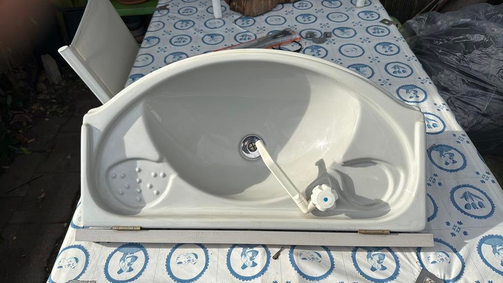 Kunststof spoelbak voor camper of caravan., Ophalen of Verzenden