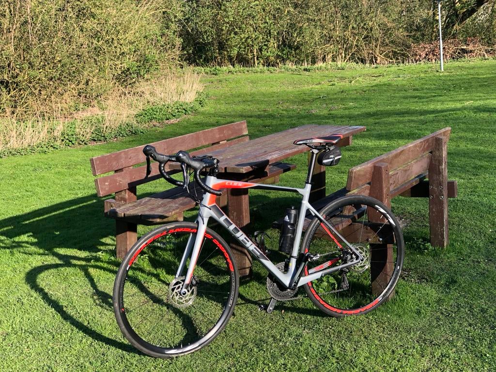 Cube racefiets, zo goed als nieuw, Fietsen en Brommers, Fietsen | Racefietsen, Zo goed als nieuw, Heren, Overige merken, 15 tot 20 versnellingen
